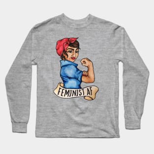 Feminist AF Long Sleeve T-Shirt